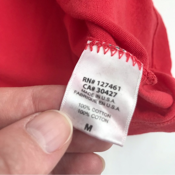 Wildfox I Can Get You on the Naughty List Red T Shirt NWT M - Picture 7 of 7